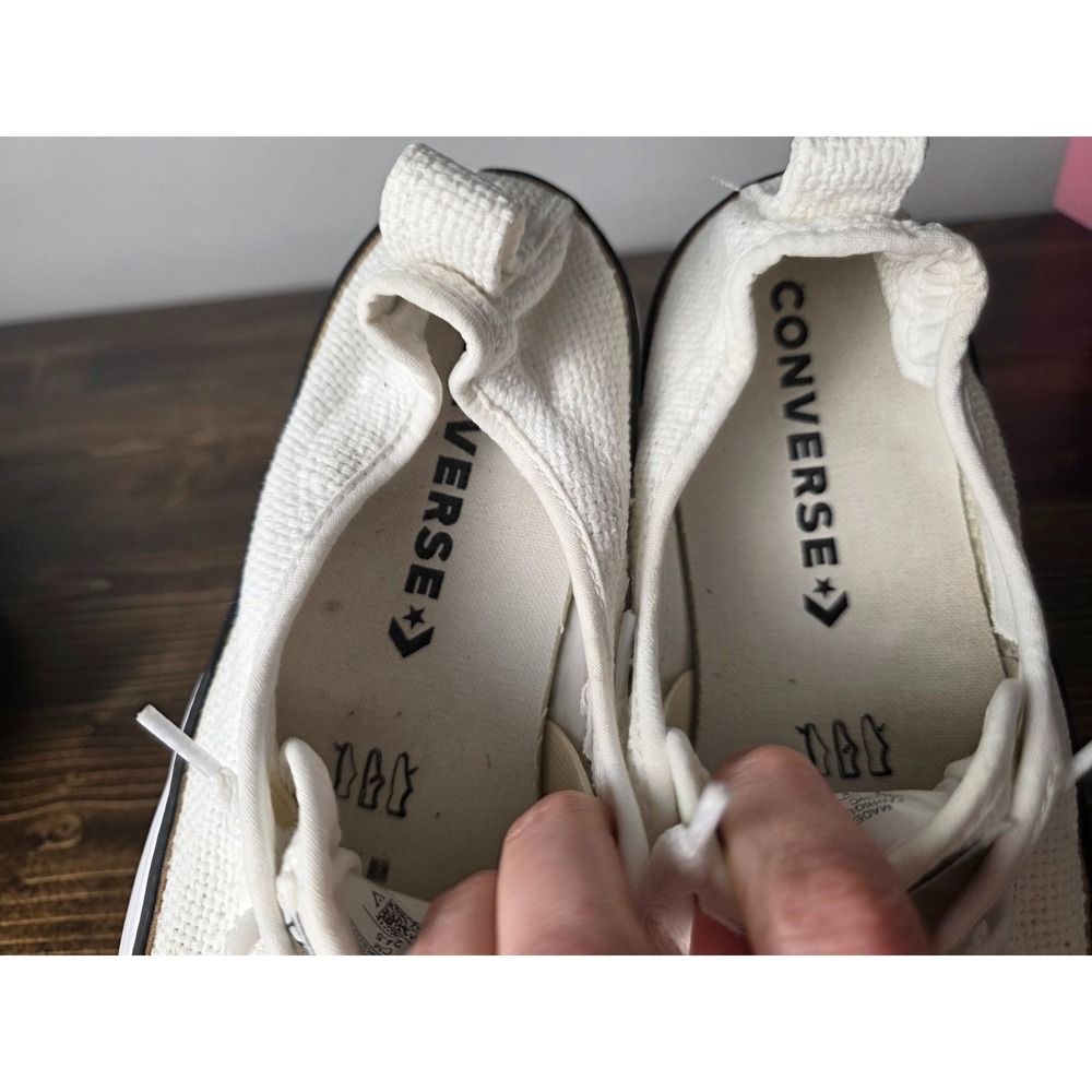 CONVERSE  All Star  Low Tops Women's Shoes Size 8 EU 39 White 547239C - Picture 11 of 11